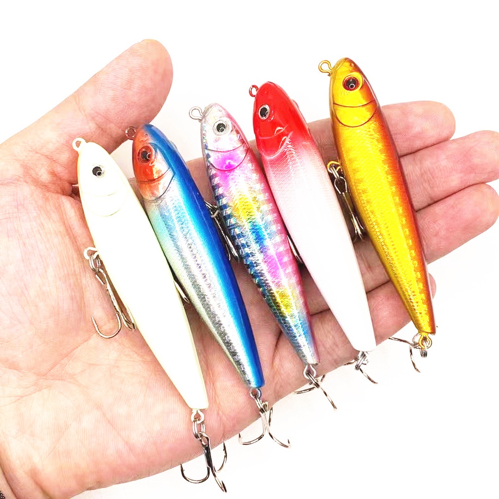 Equipamentos De Pesca Melhor Vara Isca 8 Cm 8g Sinking Lápis Artificial