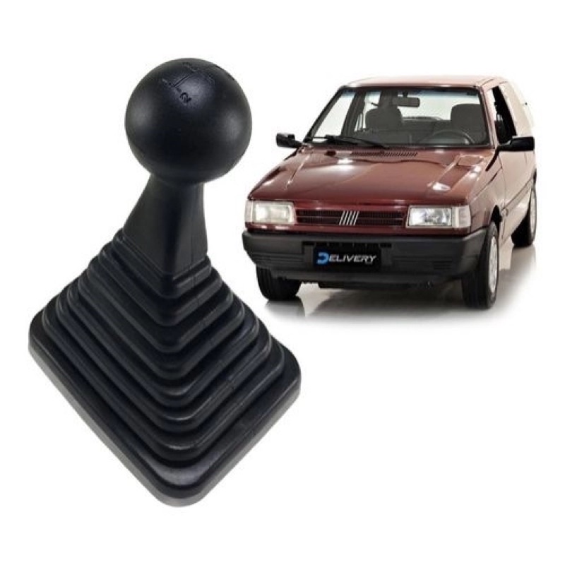 Coifa Alavanca Cambio Fiat Uno Sanfonada Em Pvc Bola De Cambio