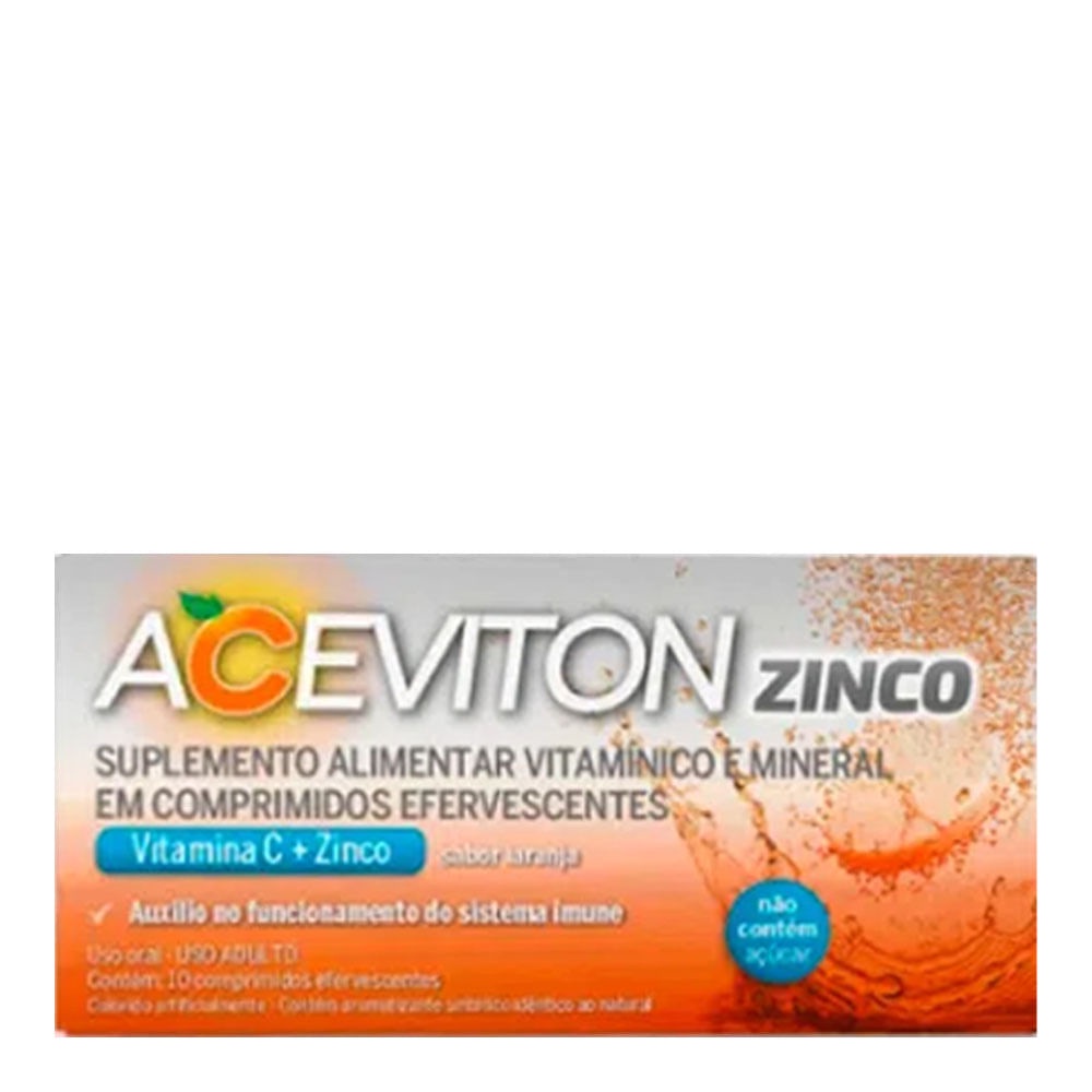 Vitamina C Zinco G Aceviton Zinco Cimed C Comprimidos