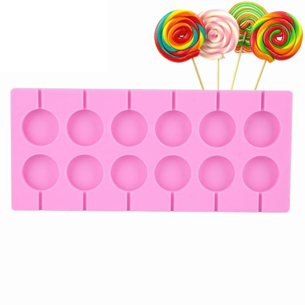 Molde De Silicone Pirulito C Para Confeitaria Biscuit Shopee Brasil