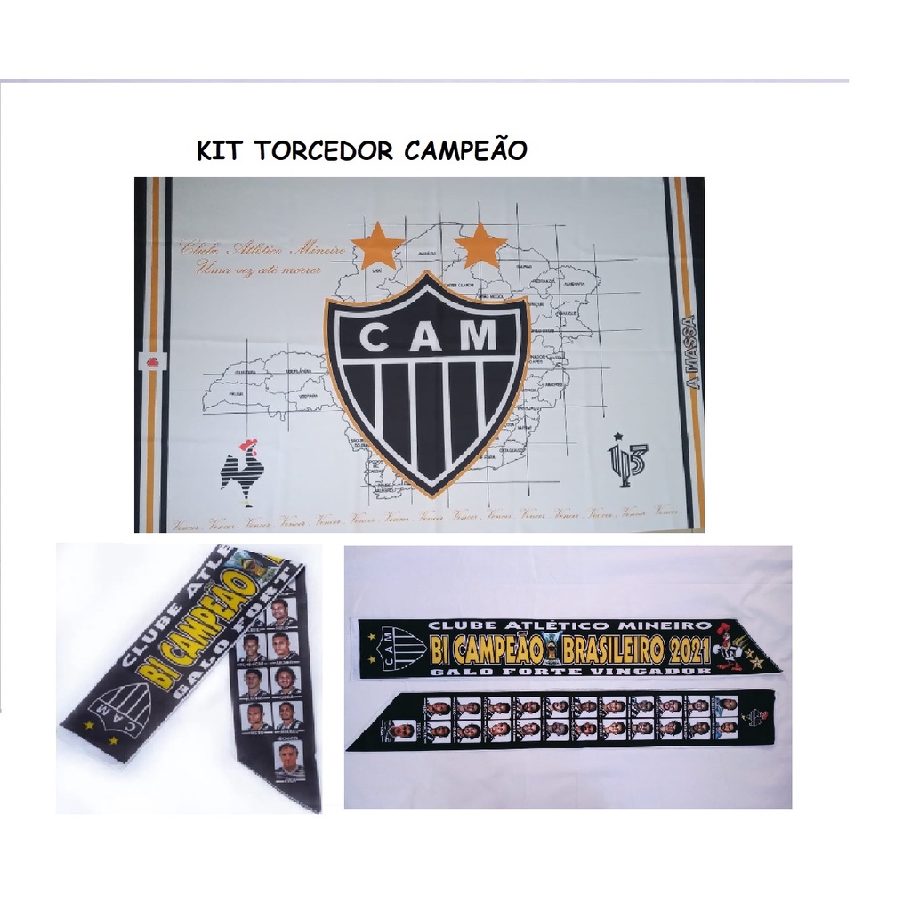 Bandeira Atl Tico Mineiro Manto Galo Grande Faixa Campe O Shopee Brasil