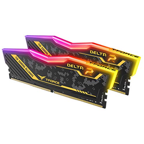 Memoria RAM Teamgroup Rgb Ddr4 8gb 3200mhz Cl16 T Force Delta Tuf