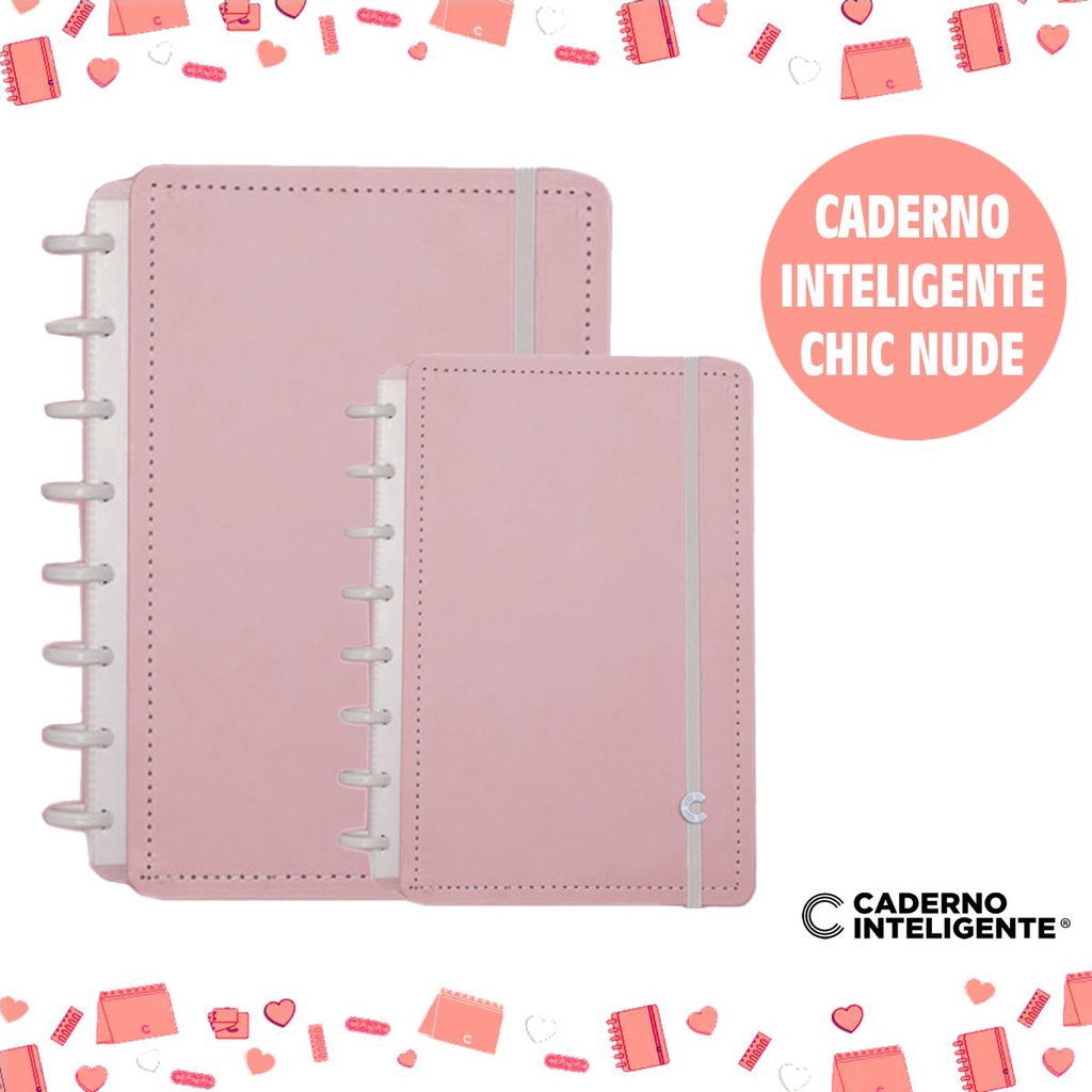 Caderno Inteligente Modelo Chic Nude A Grande Shopee Brasil