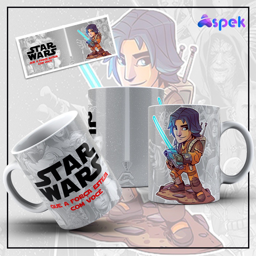 Caneca Porcelana Star Wars Shopee Brasil