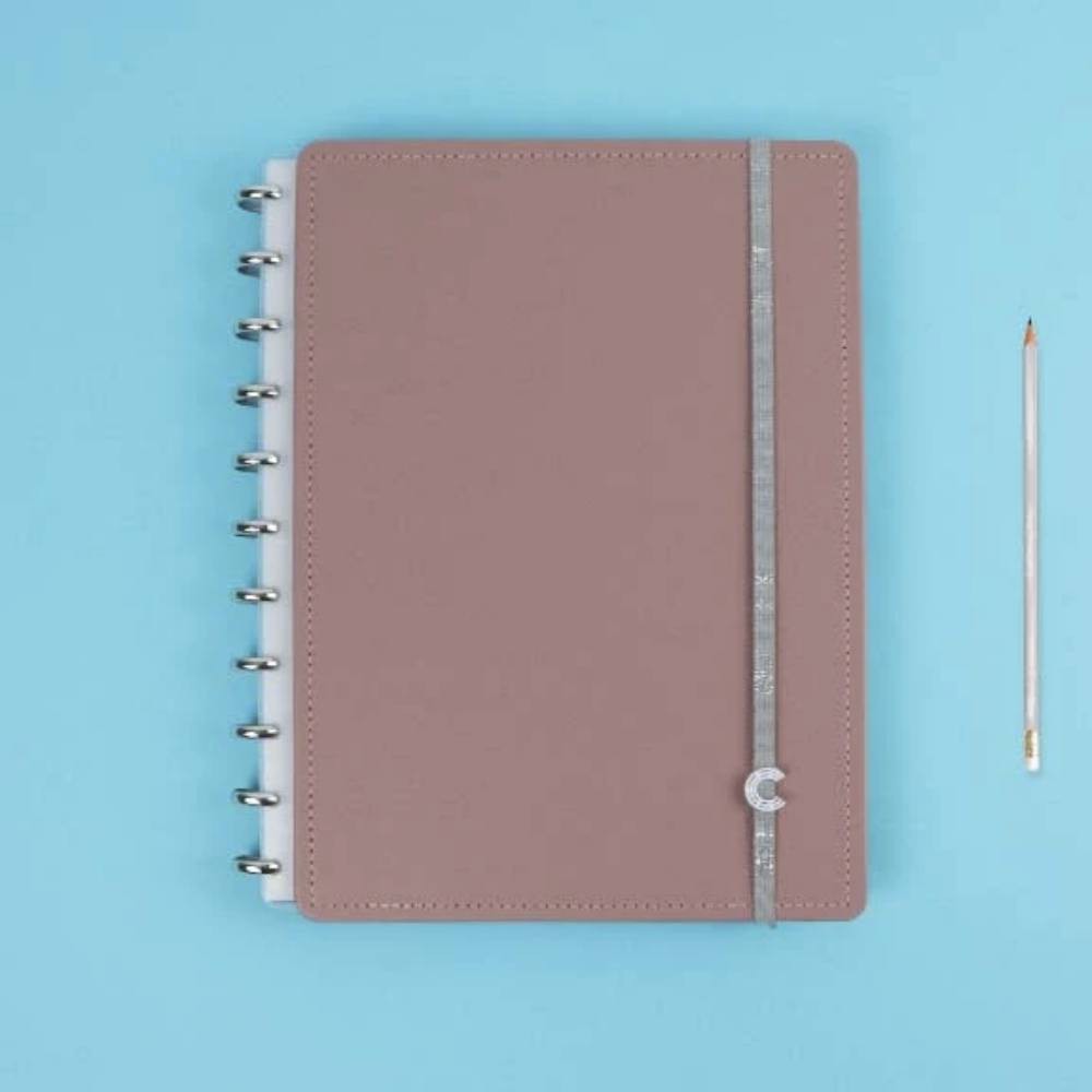 Caderno Inteligente Grande Deluxe Chic Nude Shopee Brasil