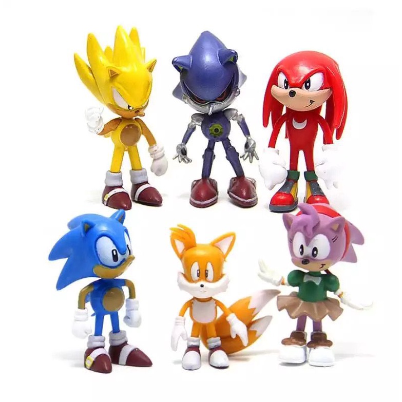 Kit Completo Sonic Miniaturas Bonecos Colecion Veis Game Nintendo