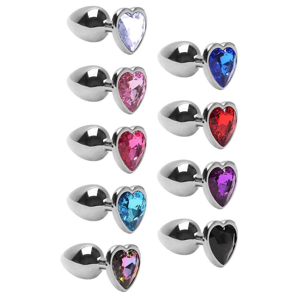 PLUG ANAL EM METAL CROMADO CORAÇÃO Shopee Brasil
