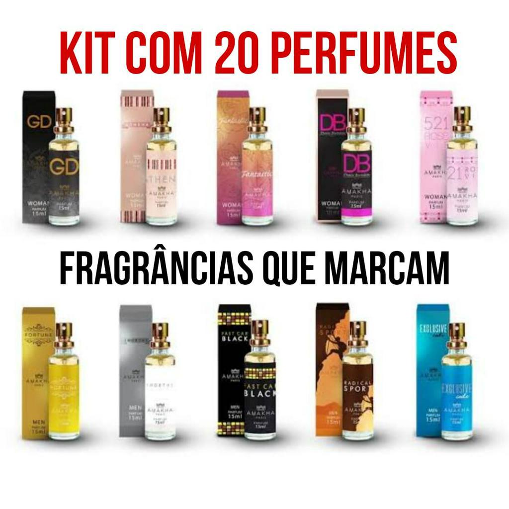 Kit Perfumes Amakha Paris Para Bolso Ideal Para Presentear No Dia