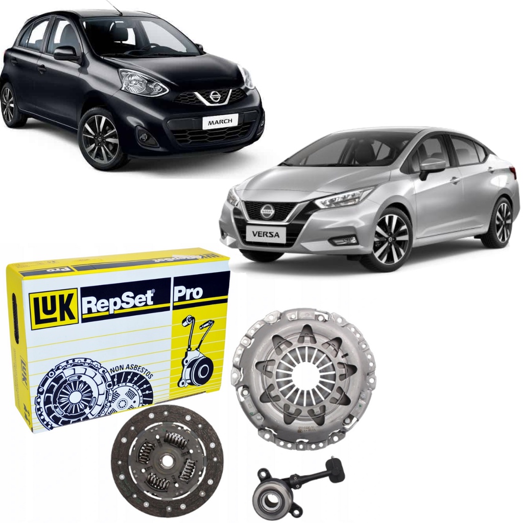 Kit De Embreagem Atuador Original Luk Nissan March Versa 1 6L 16V