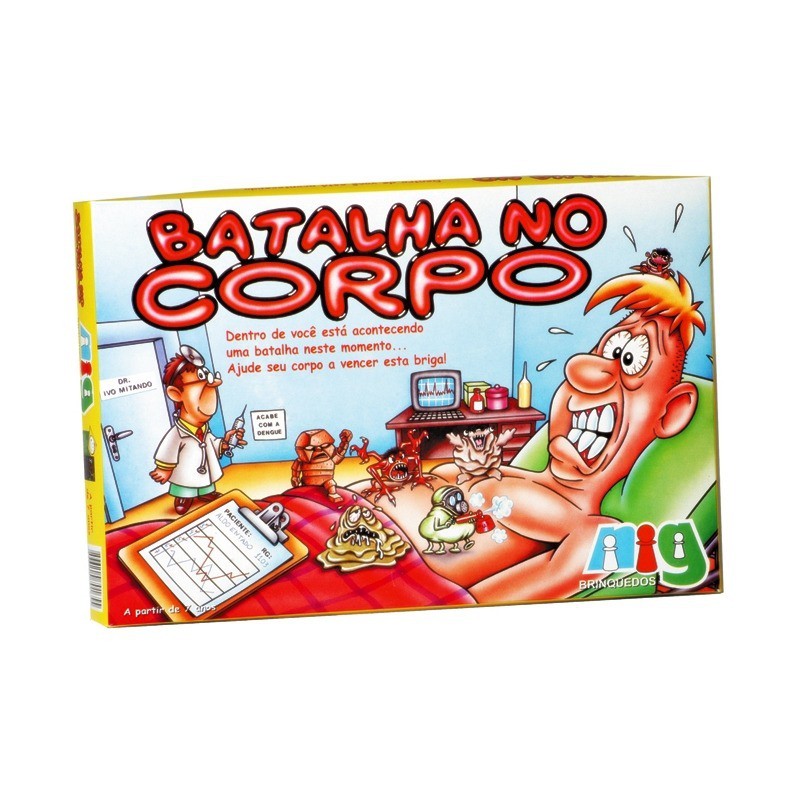 Jogo De Tabuleiro Batalha No Corpo Divertido Nig Brinquedos Shopee Brasil