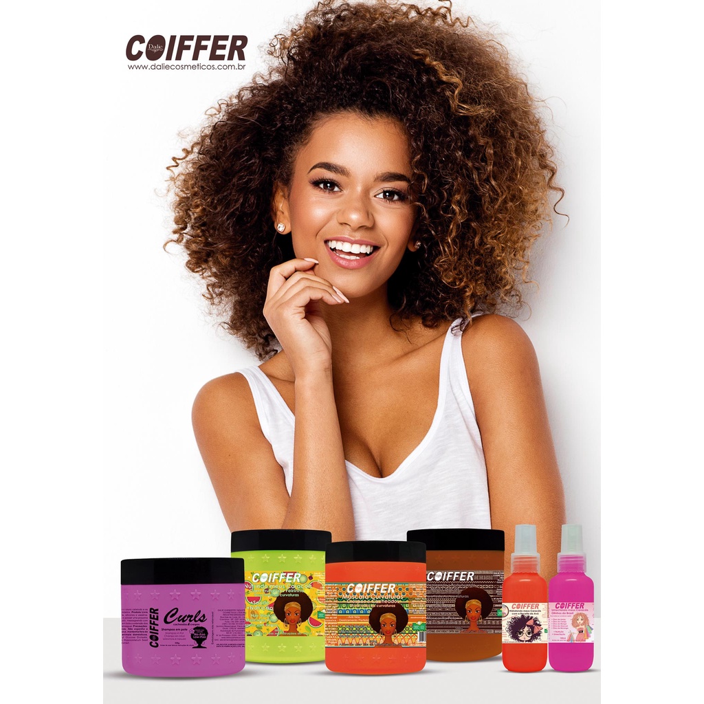 Kit Cliente Curvaturas Coiffer 6 Passos Cabelos Cacheados Shopee Brasil