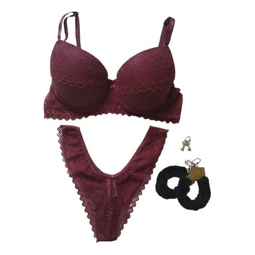 Kit Lingerie Fio Dental Sensual Algema Shopee Brasil