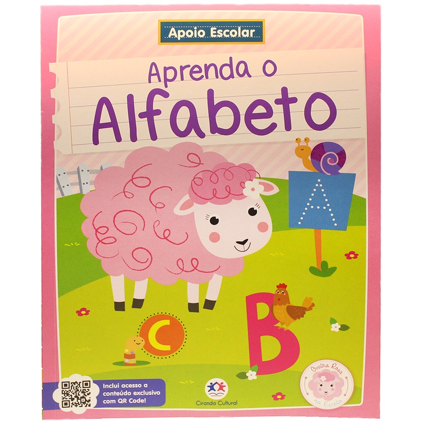 Livro Aprenda O Alfabeto Apoio Escolar Ciranda Cultural Shopee