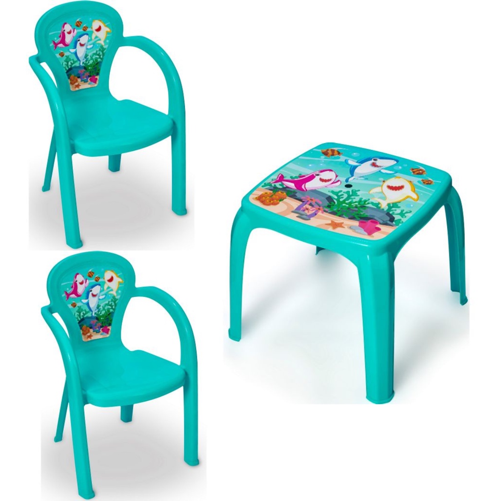 Mesinha Infantil Educativa Cadeiras Decorada Pl Stico Shopee Brasil