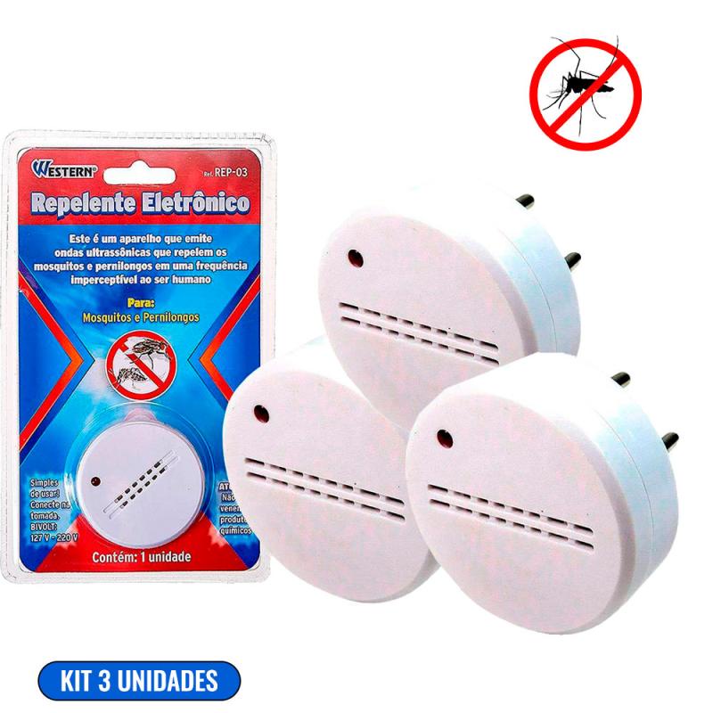 Kit Repelentes Eletr Nicos Ultrass Nicos Para Mosquito Bivolt