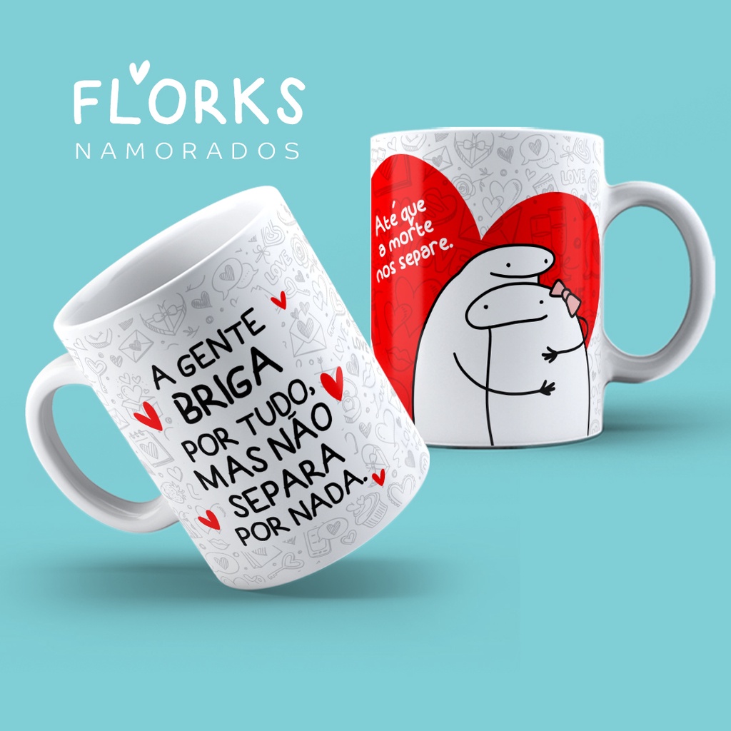 Caneca Personalizada Flork Casais E Namorados Divertidas Mod 13