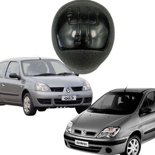 Manopla Bola Cambio Clio Scenic Tampa Preta Shopee Brasil