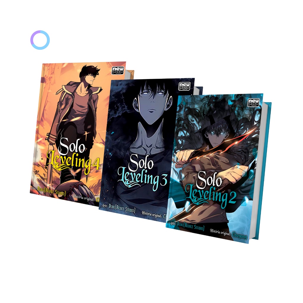 Solo Leveling Manhwa Mangá Volume 2 Ao 4 Full Color KIT Corre