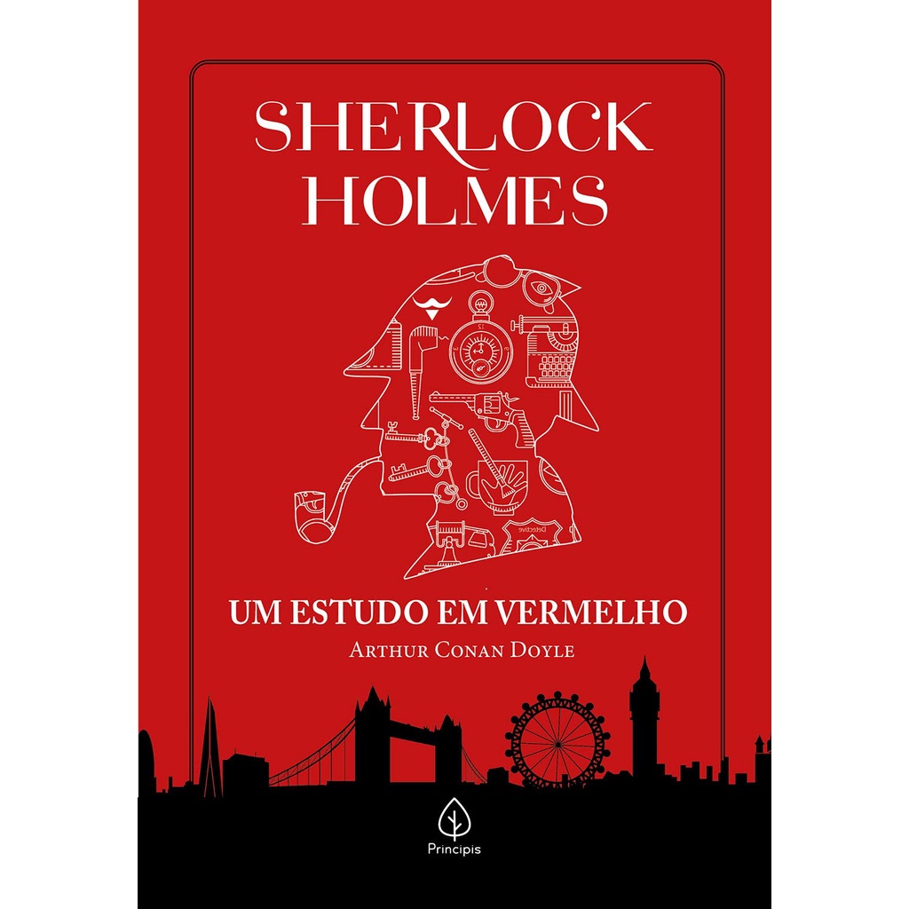 Um Estudo Em Vermelho Novo Lacrado Capa Dura Arthur Conan Doyle