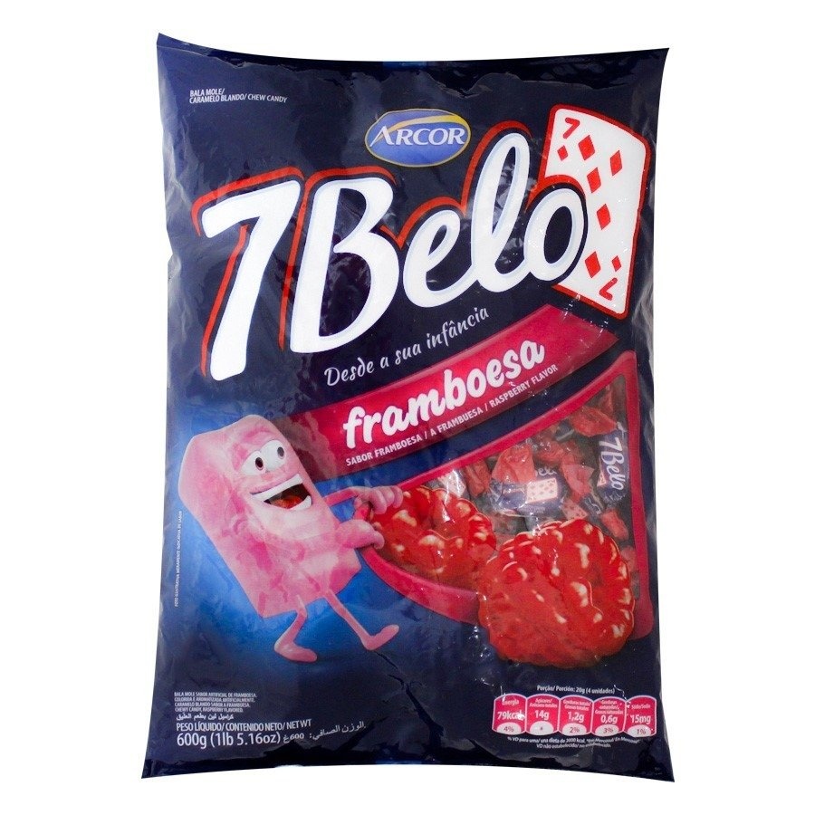 Bala Belo Sabor Framboesa G Arcor Shopee Brasil