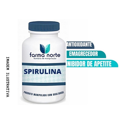 Spirulina Mg Capsulas Manipulado Shopee Brasil