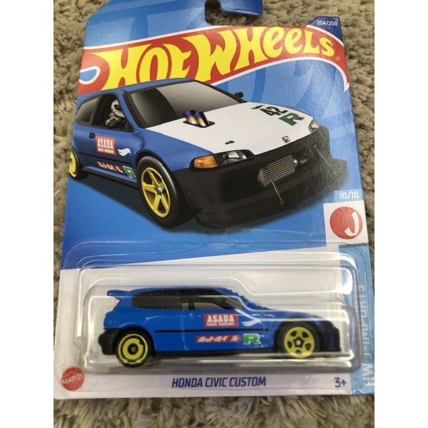 Hot Wheels Honda Civic Custom Shopee Brasil