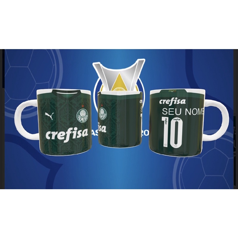 Caneca Personalizada Time De Futebol Brasileiro Palmeiras Santo Clube