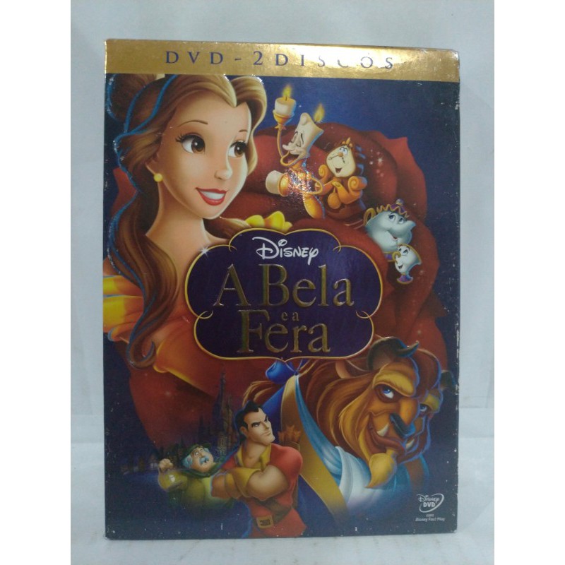 DVD A Bela E A Fera Duplo Luva Original Disney Shopee Brasil