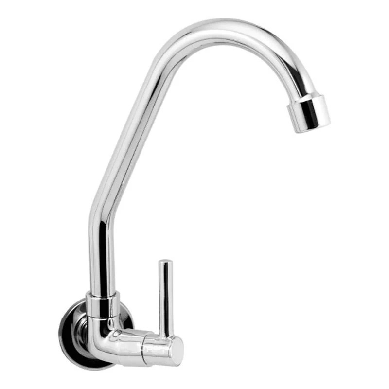 Torneira Pia Cozinha Parede Bica Móvel Inox 1 4 Volta 1167 C61 Shopee