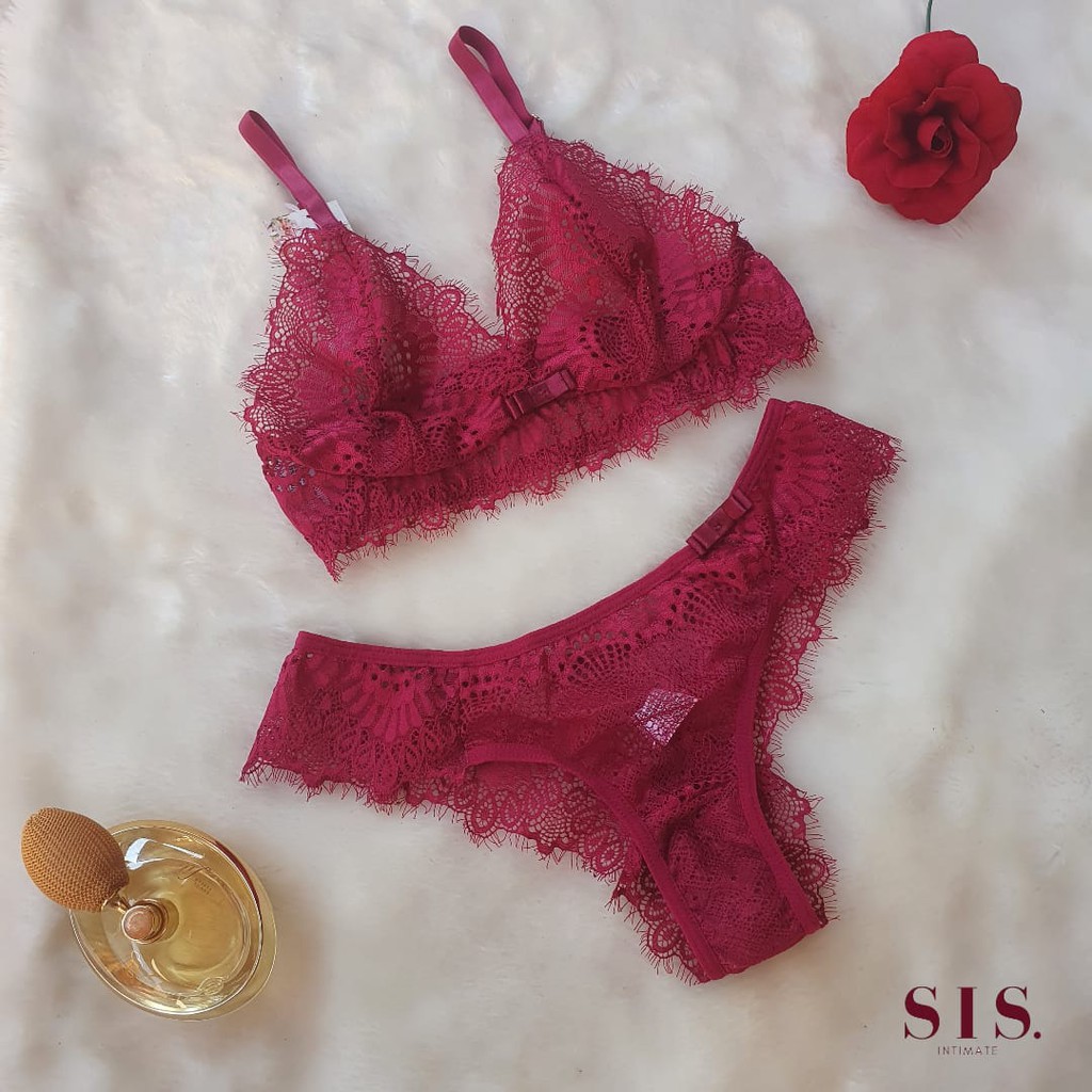 Conjunto Pandora Lingerie Shopee Brasil