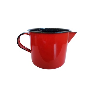 Caneca Leiteira Esmaltada Litro Bico Para Ferver Cores Shopee