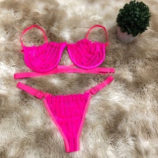 Conjunto Lingerie Gringa sutiã Meia Taça Aro Shopee Brasil