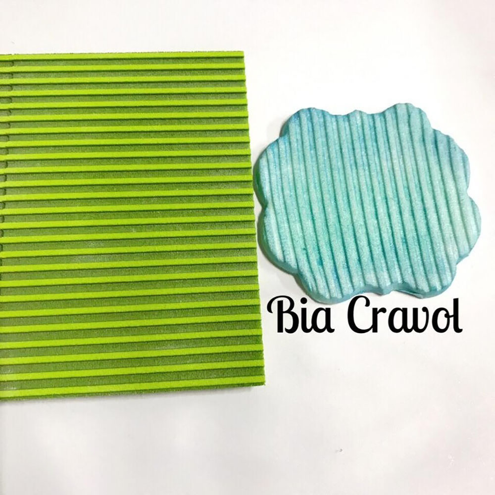 MINI Textura De Emborrachado Mod 06 Listras 10x7 5 Cm Shopee Brasil