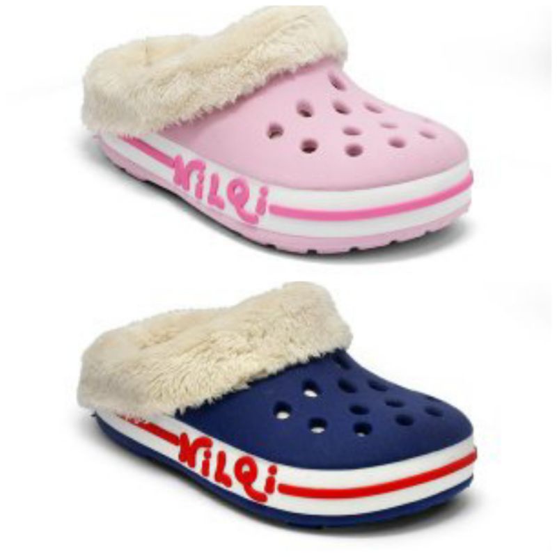 Crocs Babuche Pantufa Pel Cia Remov Vel Cole O Outono Inverno Shopee