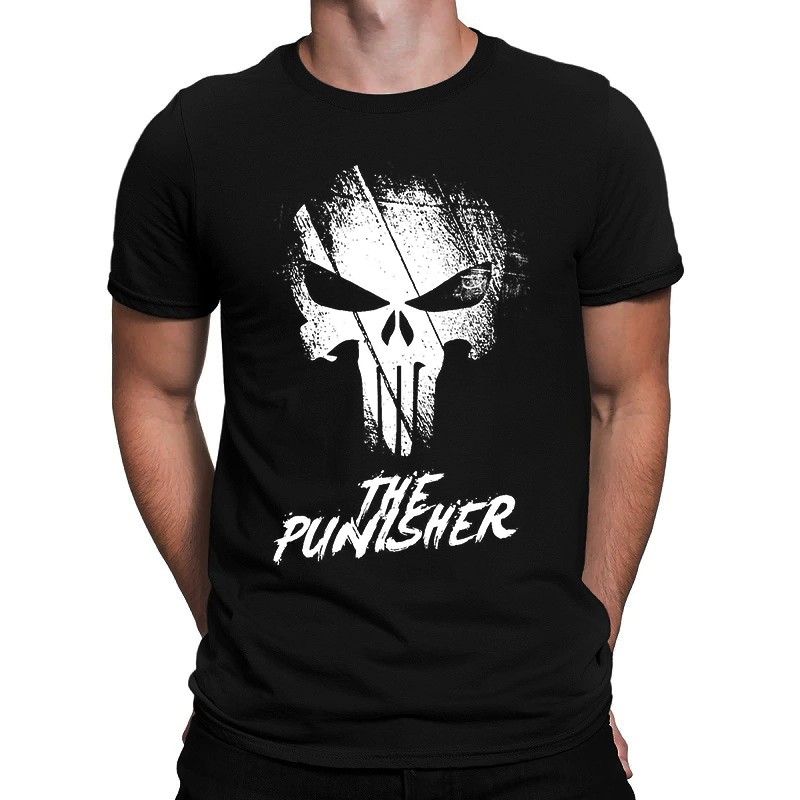 Camisa Camiseta The Punisher Marvel Justiceiro Caveira Motociclista