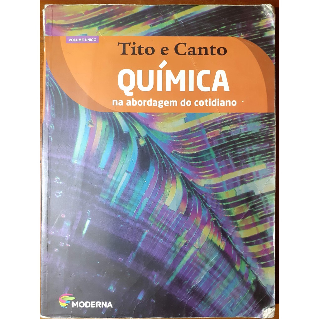 Livro Química na abordagem do cotidiano volume único Shopee Brasil