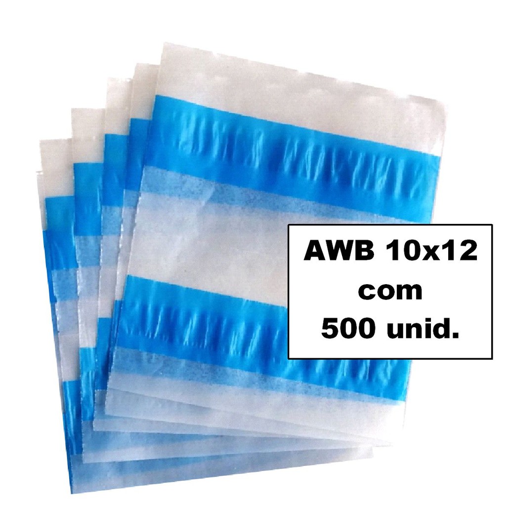 ENVELOPE AWB CANGURU 10X12 SACO NOTA FISCAL 500 UNIDADES Shopee Brasil