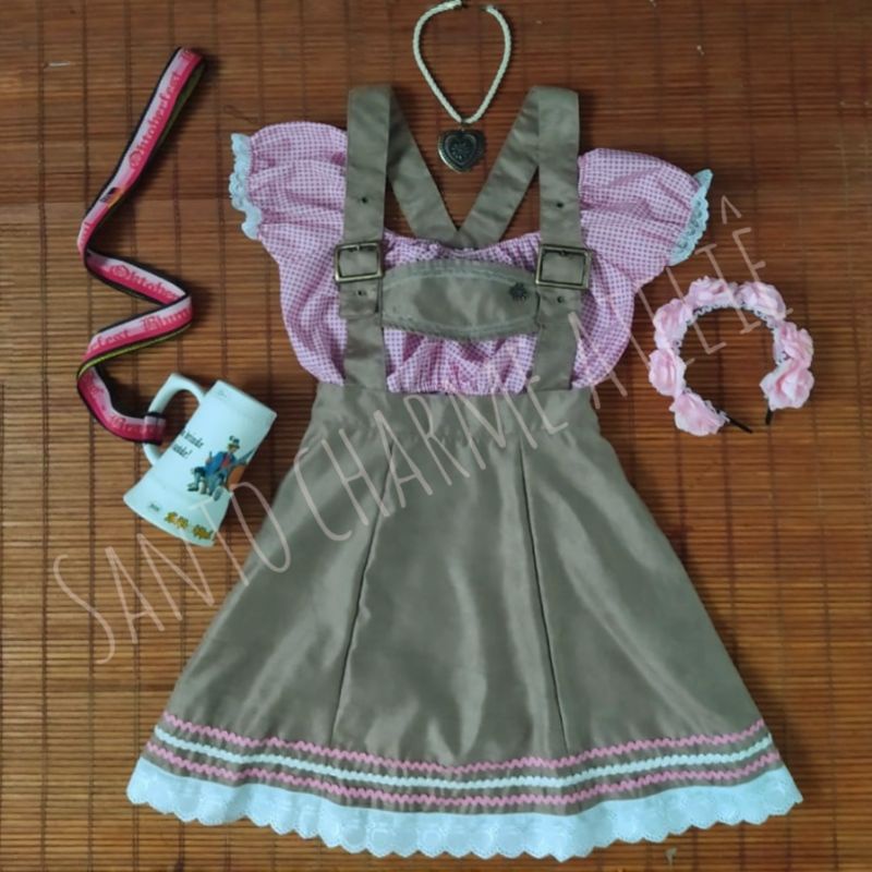 Vestido típico alemão oktoberfest Shopee Brasil