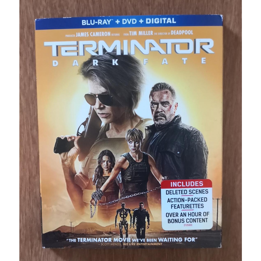 Blu Ray E Dvd Exterminador Do Futuro Destino Sombrio Duplo E