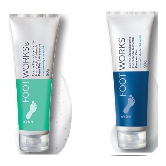 Creme Desodorante e Hidratante Para Pés Footworks 90g Avon Shopee Brasil