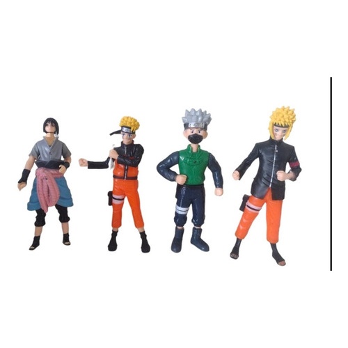 Kit Bonecos Naruto Shippuden Articulados Cm Shopee Brasil