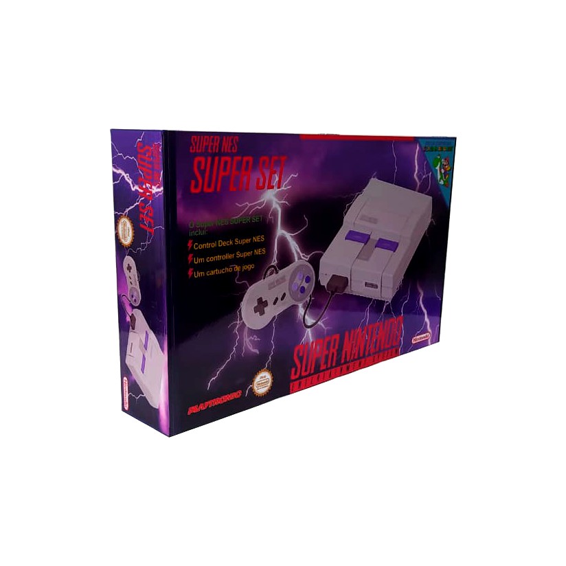 Caixa Vazia Super Nintendo Em Madeira Mdf Shopee Brasil