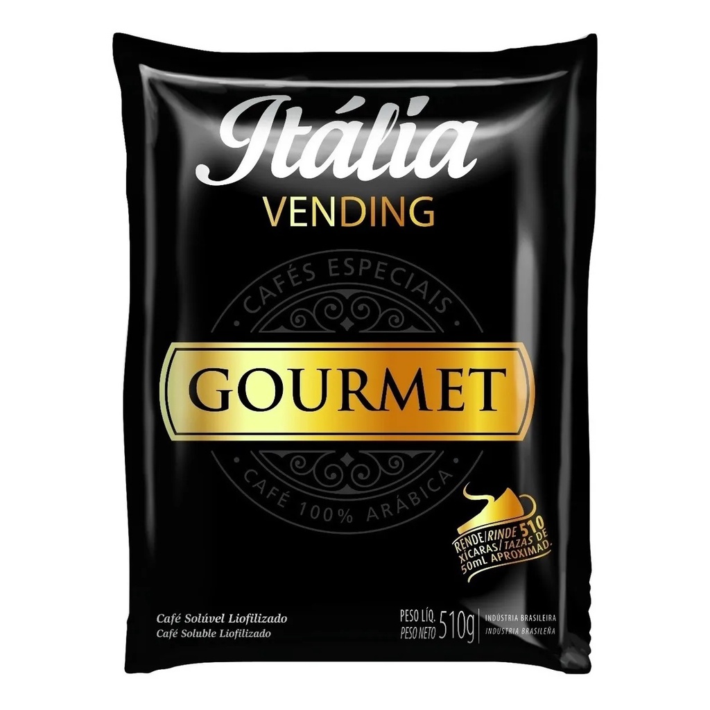 Café Solúvel Itália Vending Liofilizado Gourmet 510g Shopee Brasil