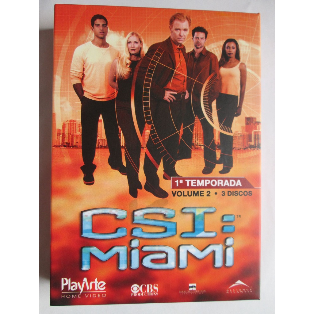 Dvd Csi Miami 1a Temporada Vol 2 Box 3 Dvds Shopee Brasil