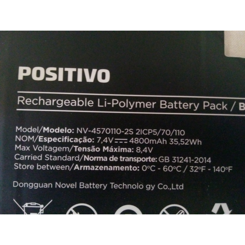 Bateria Notebook Positivo Master N Shopee Brasil