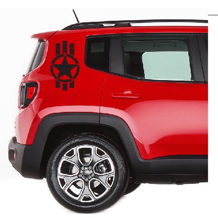 Adesivo Estrela Militar Jeep Renegade Faixas Shopee Brasil