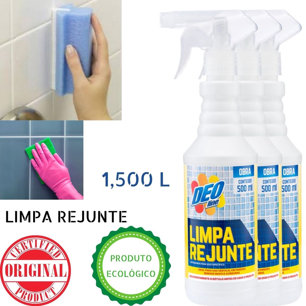 Produto Limpa Residuos Rejunte Argamassa Cimento 1 5 Litros Shopee Brasil