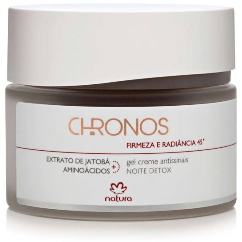 Gel Creme Antissinais Natura Chronos 45 Noite Shopee Brasil