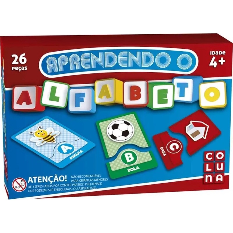 Jogo Aprendendo O Alfabeto Pais Filhos Shopee Brasil