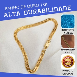 Pulseira Masculina Grumet Moeda Antiga Banhada A Ouro K Mm Shopee